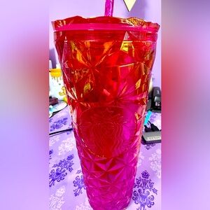 NEW Starbucks Summer 2024 Pink Iridescent Prism Cold Cup Tumbler